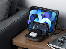 Cargar imagen en el visor de la galería, Satechi Dock5 Multi-Device Charging Station with Wireless Charging. Compatible with 2021 iPad Pro M1, 2020 iPad Air, iPhone 13 Pro Max/13 Pro/13 Mini/13