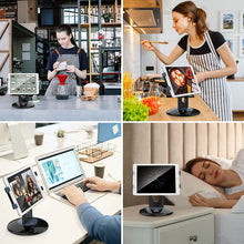 Cargar imagen en el visor de la galería, AboveTEK iPad Stand 360° Rotating Commercial Tablet Stand, 6"-13.5"
