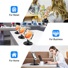 Cargar imagen en el visor de la galería, AboveTEK iPad Stand 360° Rotating Commercial Tablet Stand, 6"-13.5"