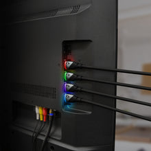 Cargar imagen en el visor de la galería, Monster High Speed 4K HDR HDMI Cable with Built-in Red LED Light - 6ft