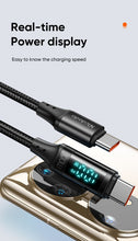 Cargar imagen en el visor de la galería, Mcdodo Digital HD 100W PD Fast Charge Type - C to Type -C Data Cable CA-1100