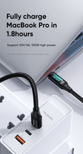 Cargar imagen en el visor de la galería, Mcdodo Digital HD 100W PD Fast Charge Type - C to Type -C Data Cable CA-1100
