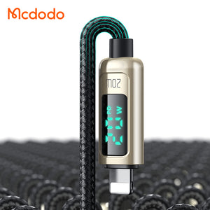 Mcdodo- Digital Display 36W Type-C to Lightning Data Cable 1.2m CA-8810