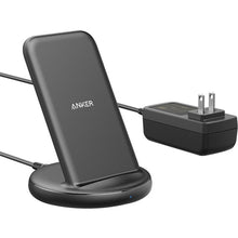 Cargar imagen en el visor de la galería, Anker Wireless Charger with Power Adapter, PowerWave II Pad, Qi-Certified 15W Max Fast Wireless Charging
