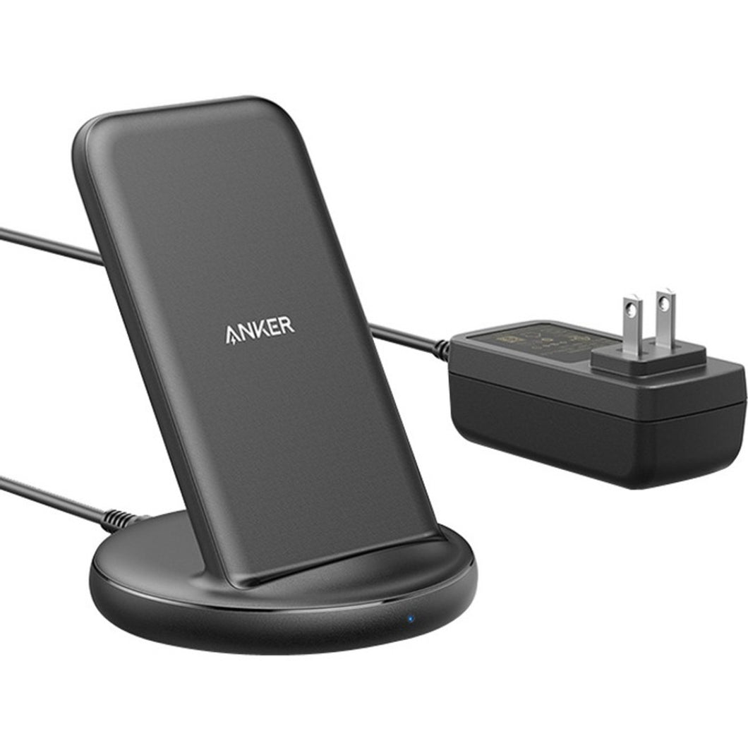 Anker Wireless Charger with Power Adapter, PowerWave II Pad, Qi-Certified 15W Max Fast Wireless Charging
