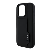 Cargar imagen en el visor de la galería, TUMI HC LEATHER WITH VERTICAL CARD SLOT BLACK IP16 PRO MAX
