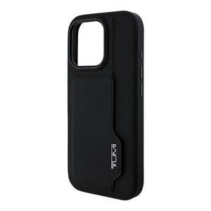 TUMI HC LEATHER WITH VERTICAL CARD SLOT BLACK IP16 PRO MAX