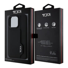 Cargar imagen en el visor de la galería, TUMI HC LEATHER WITH VERTICAL CARD SLOT BLACK IP16 PRO MAX
