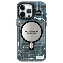 Cargar imagen en el visor de la galería, Young Kit Futuristic Grey Circuit Board-iPhone Case iPhone 16 Pro

