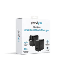 Cargar imagen en el visor de la galería, Prodigee Energee 32W Dual Wall Charger
