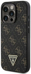 GUESS HC PU NEW 4G TRIANGLE BLACK IP16 PRO MAX