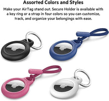 Cargar imagen en el visor de la galería, 2 Pack -Belkin Apple AirTag Secure Holder w/Key Ring
