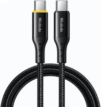 Cargar imagen en el visor de la galería, Mcdodo Cable Auto Power Off Type-C to Type-C 100W
