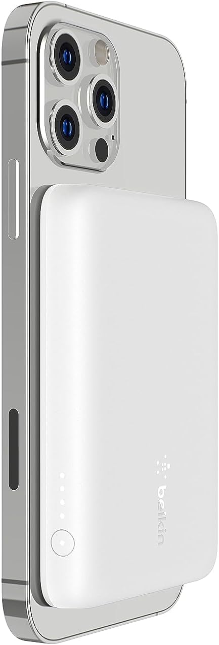 Belkin Cargador portátil inalámbrico compatible con MagSafe de 2500 mAh