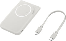 Cargar imagen en el visor de la galería, Samsung Galaxy Magnetic Wireless 5,000mAh Battery Pack | Cordless or Wired Super Fast Charging, Built-in Magnets, Sturdy Kickstand
