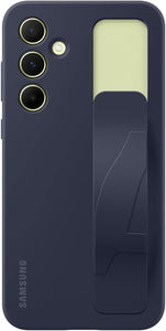 SAMSUNG Funda de agarre de pie con correa y función atril para Galaxy A55 5G, color negro