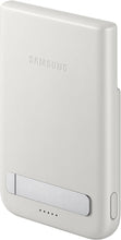 Cargar imagen en el visor de la galería, Samsung Galaxy Magnetic Wireless 5,000mAh Battery Pack | Cordless or Wired Super Fast Charging, Built-in Magnets, Sturdy Kickstand
