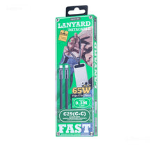 Cargar imagen en el visor de la galería, Remax Lanyard Data 0.3m Cable 2in1
