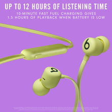 Cargar imagen en el visor de la galería, Beats Flex Wireless Earbuds - Apple W1 Headphone Chip, Magnetic Earphones, Class 1 Bluetooth, 12 Hours of Listening Time, Built-in Microphone
