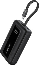 Cargar imagen en el visor de la galería, Anker Portable Charger, 10,000mAh 30W Power Bank cable integrado
