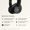 Beats Solo 4 - Wireless On-Ear Bluetooth Headphones, Up to 50-Hour Battery Life, Ultra-Lightweight Comfort, Powerful and Balanced Sound, Apple & Android Compatible