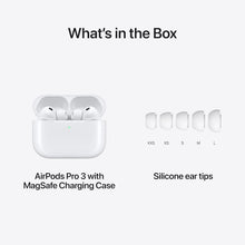 Cargar imagen en el visor de la galería, Apple AirPods Pro 3 Wireless Earbuds, Active Noise Cancellation, Live Translation, Heart Rate Sensing, Hearing Aid Feature, Bluetooth Headphones, Spatial Audio, High-Fidelity Sound, USB-C Charging
