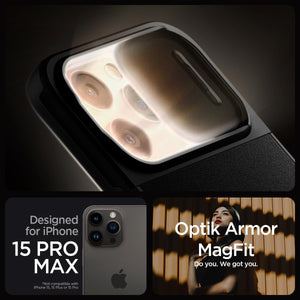 15 Pro Max- Spigen Optik Armor MagFit