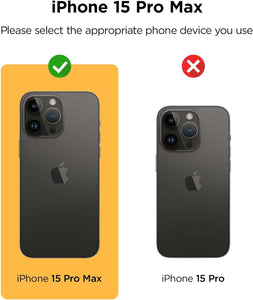 VRS DESIGN Origin - Funda tipo cartera para tarjetas (3 tarjetas) para iPhone 15 Pro Max