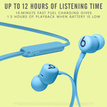 Cargar imagen en el visor de la galería, Beats Flex Wireless Earbuds - Apple W1 Headphone Chip, Magnetic Earphones, Class 1 Bluetooth, 12 Hours of Listening Time, Built-in Microphone
