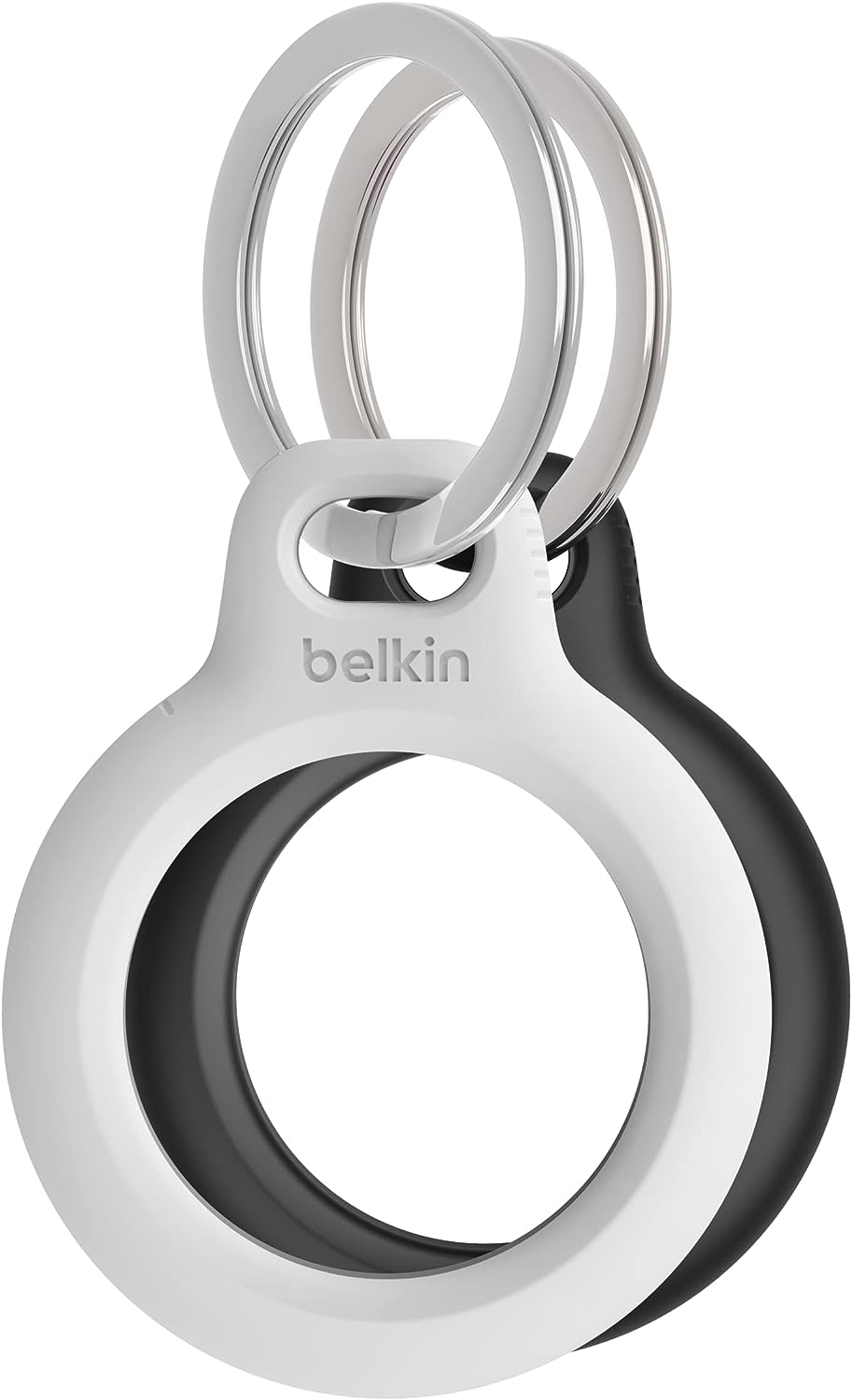 2 Pack -Belkin Apple AirTag Secure Holder w/Key Ring