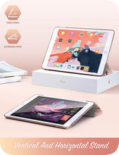Cargar imagen en el visor de la galería, i-Blason Cosmo Lite Case for iPad 9th/8th/7th Generation, iPad 10.2 (2021/2020/2019), Slim Trifold Stand Smart Case Translucent Hard Back Protective Cover with Auto Sleep/Wake (Marble)
