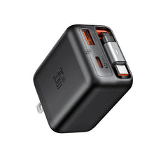 Cargar imagen en el visor de la galería, Mcdodo FreeGo 35W Retractable-Cable Charger 2 USB-C + 1 USB-A
