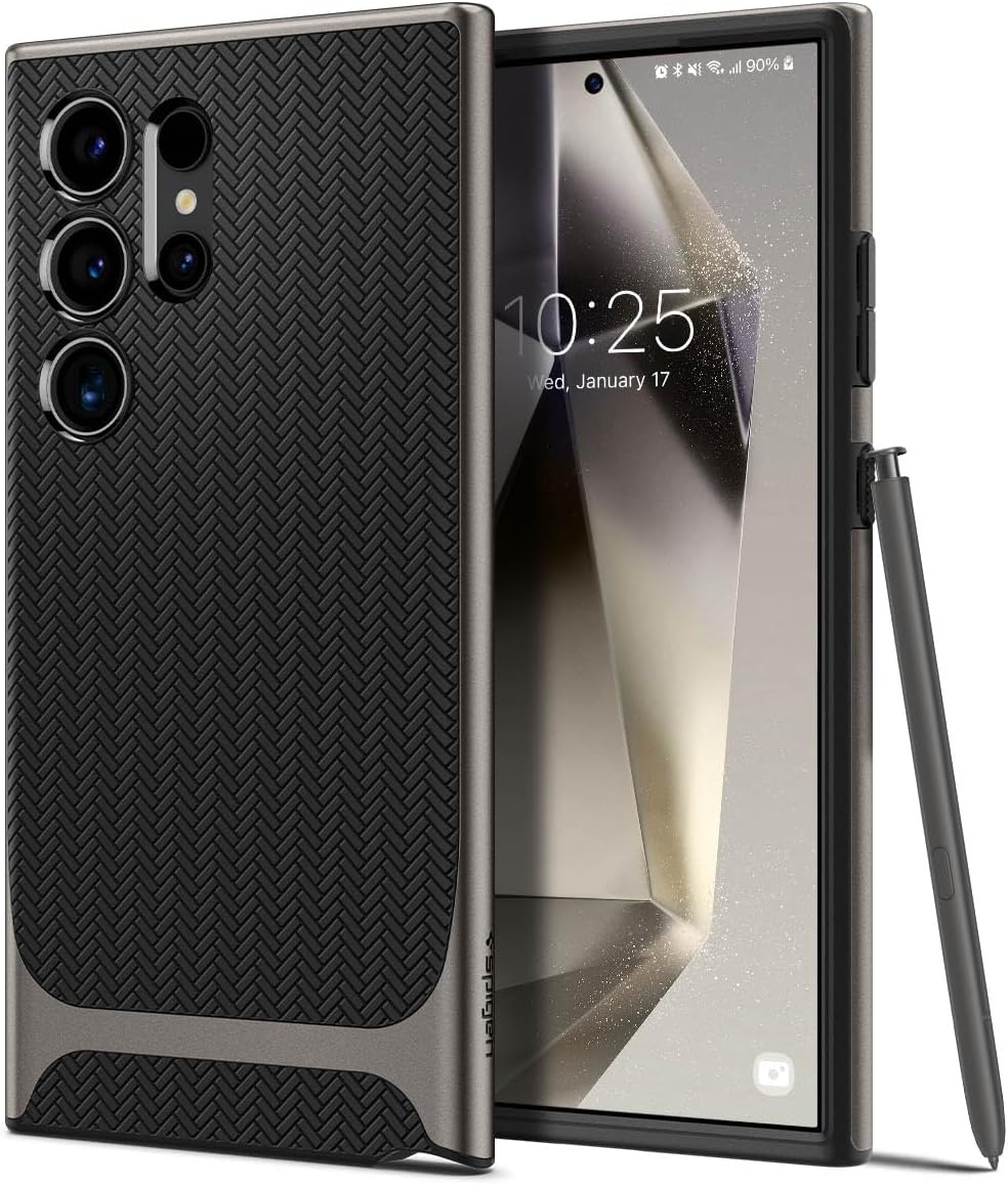 S24 Ultra Spigen Neo Hybrid Gunmetal