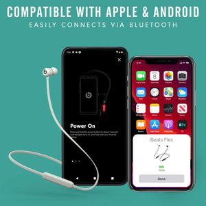 Beats Flex Wireless Earbuds - Apple W1 Headphone Chip, Magnetic Earphones, Class 1 Bluetooth, 12 Hours of Listening Time, Built-in Microphone