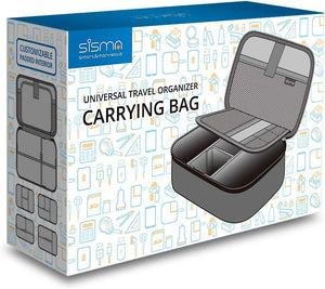 Sisma Travel Electronics Organizer Small Electronic