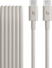 Cargar imagen en el visor de la galería, Beats USB-C to USB-C Woven Cable Fast Charging Durable/Tangle-Free Compatible Charger for Apple &amp; Android Devices (1.5 m, 5 ft)
