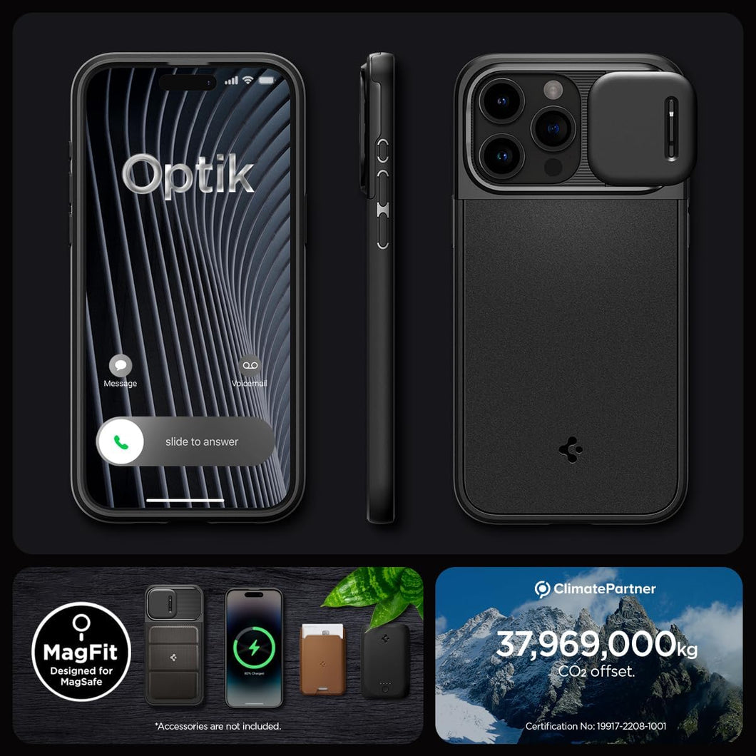 15 Pro Max- Spigen Optik Armor MagFit