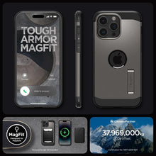 Cargar imagen en el visor de la galería, 15 Pro Max- Spigen Magnetic Tough Armor MagFit
