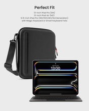 Cargar imagen en el visor de la galería, tomtoc Portfolio Shoulder Bag for 13 Inch iPad Pro M4 &amp; 2025 iPad Air M3/M2 2024, 12.9-inch iPad Pro, Protective Case with Accessories Pocket, Carrying Storage for Pencil Pro/Adapter/Magic Keyboard
