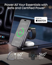 Cargar imagen en el visor de la galería, Anker Prime 25W Qi2.2-Certified Palm-Sized 3-in-1 Foldable MagSafe Charger
