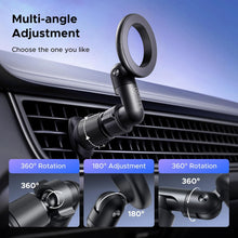 Cargar imagen en el visor de la galería, UGREEN Phone Mount for Magsafe Air Vent Car Mount Magnetic Never Block Phone Holder Strengthen Magnetic
