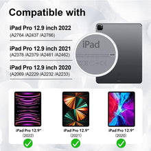 Cargar imagen en el visor de la galería, Case iPad Pro 12.9 inch Case for 6th/5th/4th Generation, 2022/2021/2020
