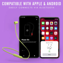 Cargar imagen en el visor de la galería, Beats Flex Wireless Earbuds - Apple W1 Headphone Chip, Magnetic Earphones, Class 1 Bluetooth, 12 Hours of Listening Time, Built-in Microphone
