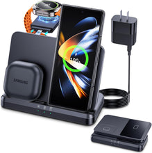 Cargar imagen en el visor de la galería, LK Estación de carga inalámbrica para Samsung 3 en 1 cargador inalámbrico
