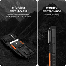 Cargar imagen en el visor de la galería, VRS DESIGN Origin - Funda tipo cartera para tarjetas (3 tarjetas) para iPhone 15 Pro Max
