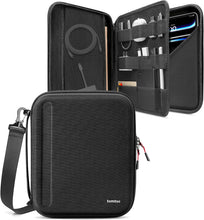Cargar imagen en el visor de la galería, tomtoc Portfolio Shoulder Bag for 13 Inch iPad Pro M4 &amp; 2025 iPad Air M3/M2 2024, 12.9-inch iPad Pro, Protective Case with Accessories Pocket, Carrying Storage for Pencil Pro/Adapter/Magic Keyboard
