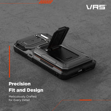 Cargar imagen en el visor de la galería, VRS DESIGN Origin - Funda tipo cartera para tarjetas (3 tarjetas) para iPhone 15 Pro Max
