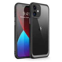 Cargar imagen en el visor de la galería, Supcase iPhone 12 6.1 inch Unicorn Beetle Style Slim Clear Case -Black
