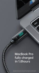 Mcdodo- Digital Display 100W Type-C to Type-C Data Cable 1.2m CA-8820