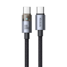 Cargar imagen en el visor de la galería, Mcdodo USB-C to USB-C 100W Transparent Cable
